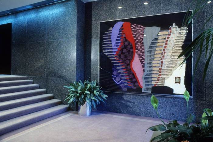 Prudential Insurance Co., installation by Susan Klebanoff