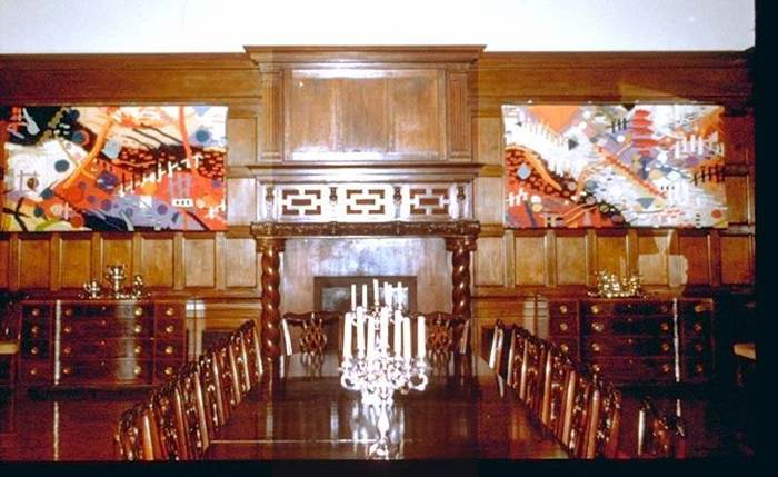U.S. Ambassador’s Residency — Moscow, installation by Susan Klebanoff
