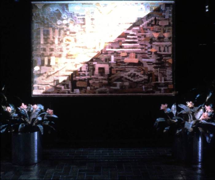 Washington Post Lobby, installation by Susan Klebanoff
